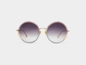 ADLEY - Rounded Acetate & Metal Sunglasses