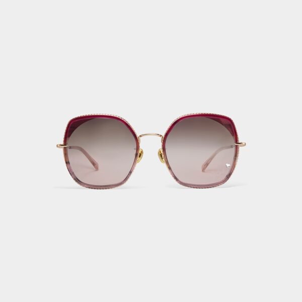 LACEY - Angular Acetate & Metal Sunglasses